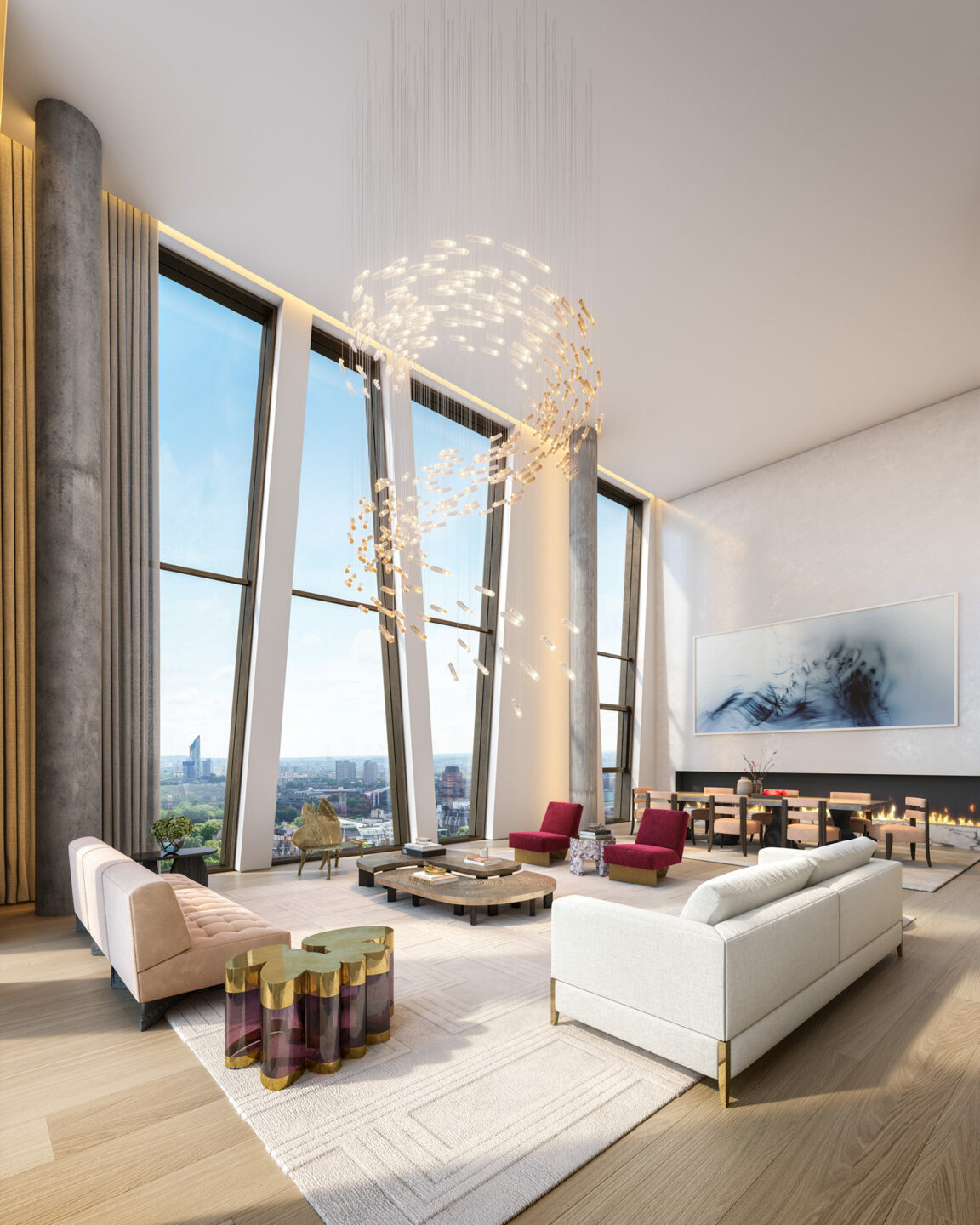 Double height penthouse at Orchard Place