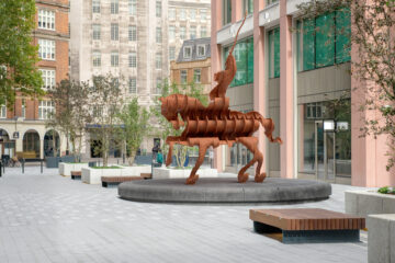 Statue outside Orchard Place